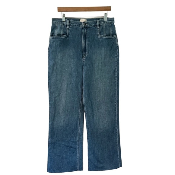 Favorite Daughter The Jordie Super High Rise Wide Leg Jean in Madrid - Picture 5 of 15